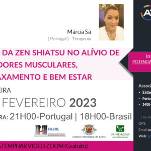 Benefícios da zen shiatsu no alivio de dores musculares relaxamento e bem estar -P154INV