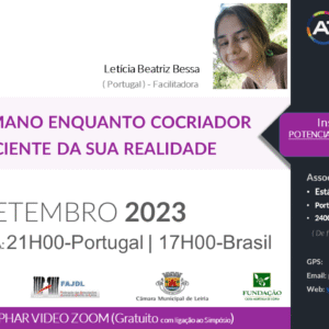 o ser humano enquanto cocriador consciente da sua realidade-P181INV